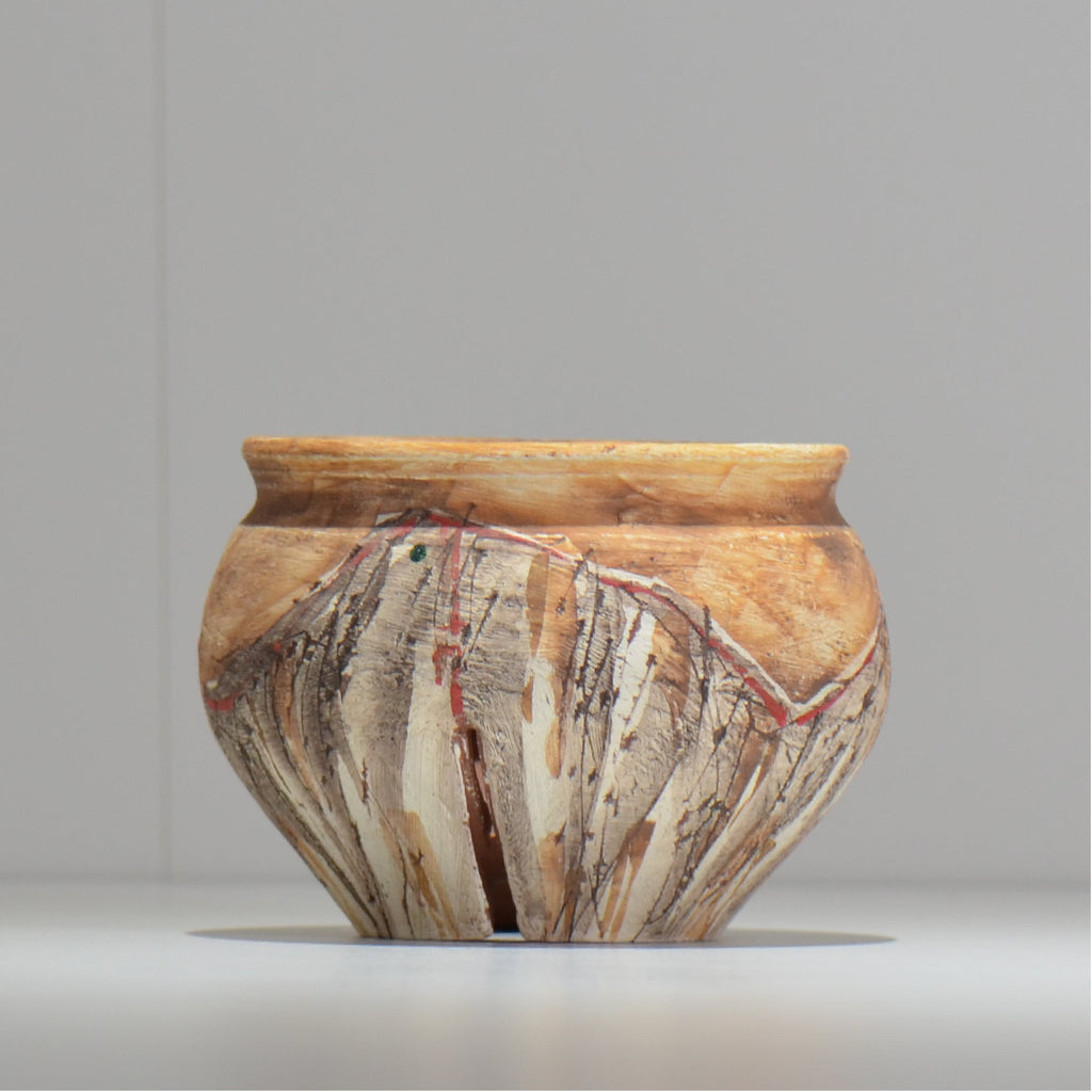 沼野 秀章 / 刻む音 /  nh3_so13_s/ 約φ11.5cm / 植木鉢