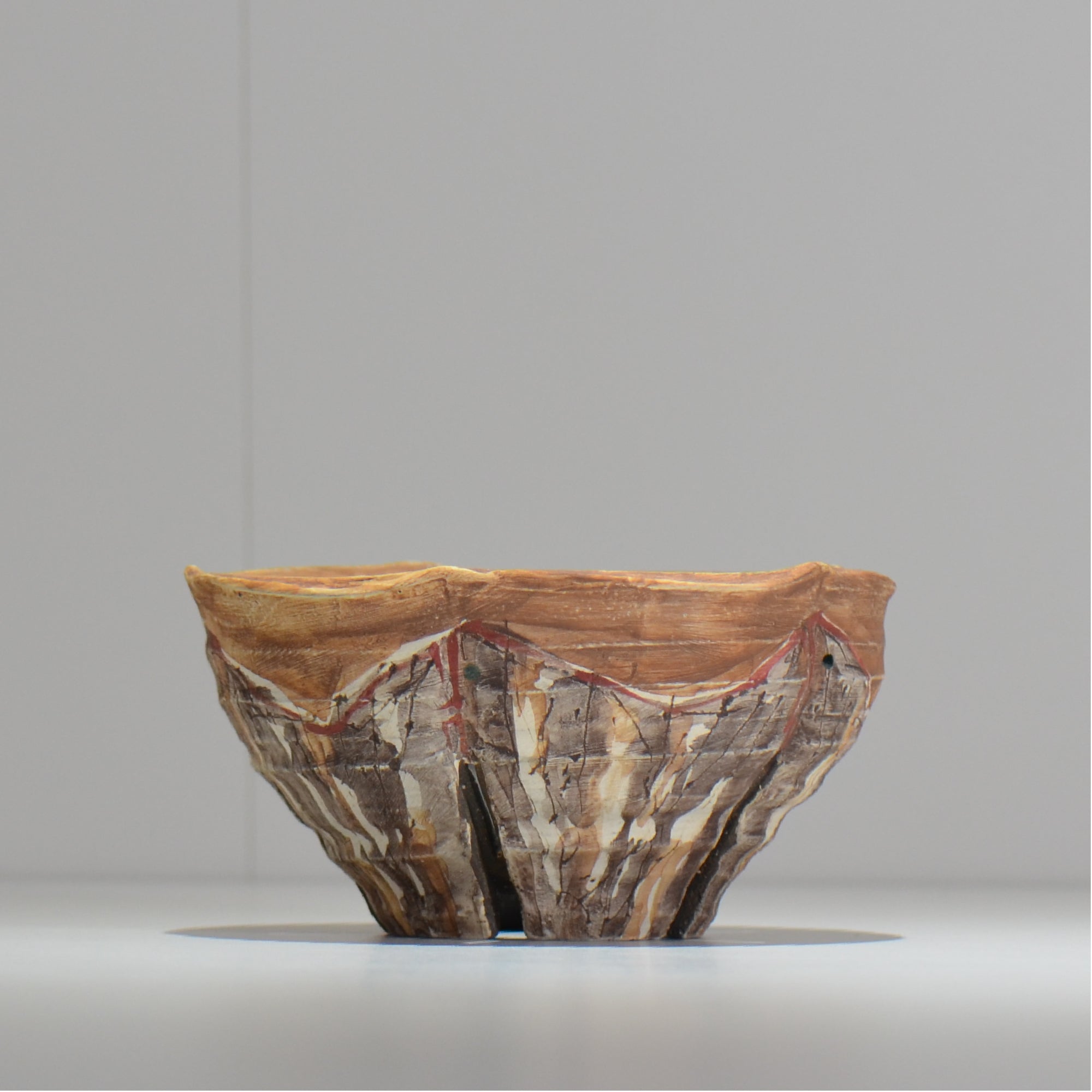 沼野 秀章 / 刻む音 /  nh3_so14_m/ 約φ15cm / 植木鉢