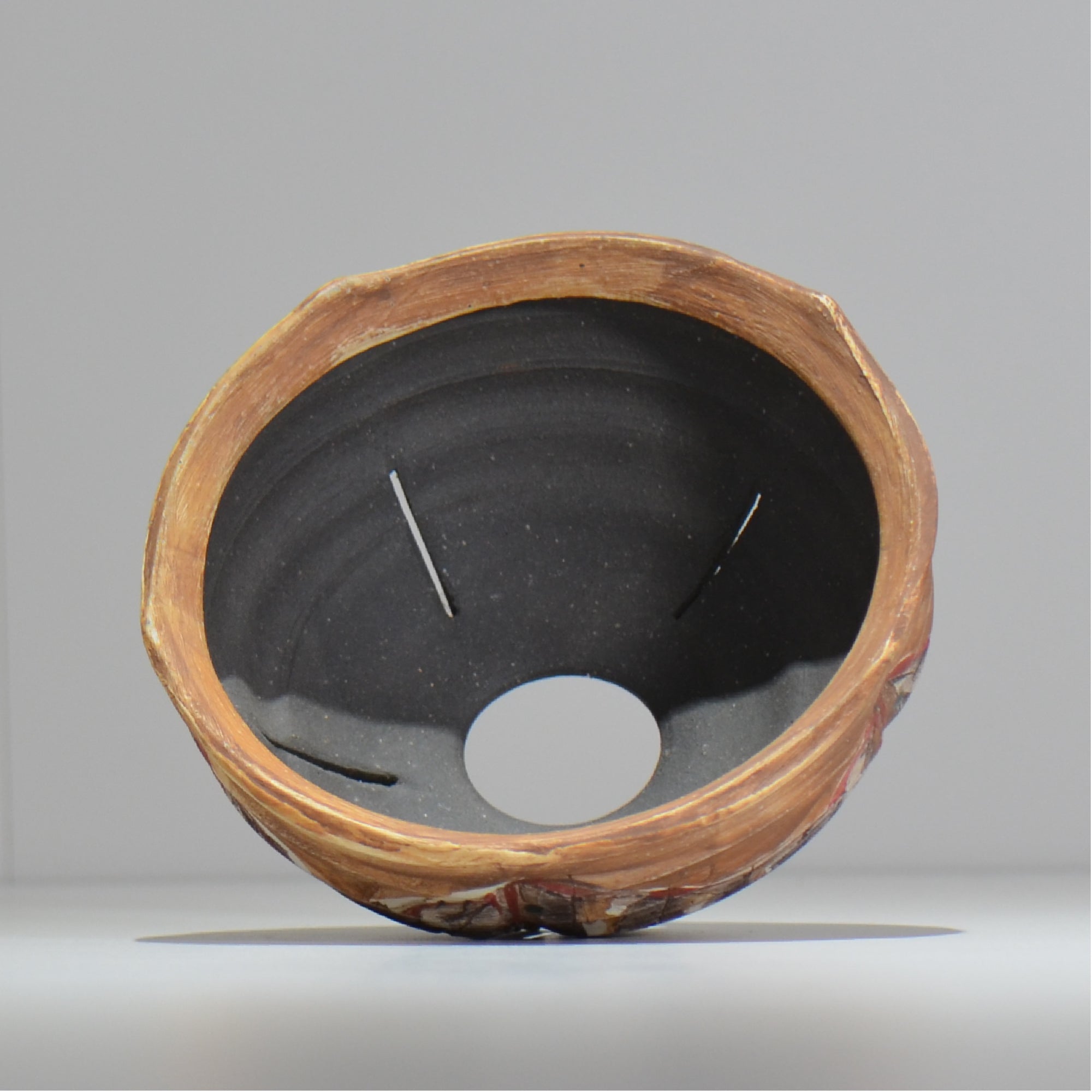 沼野 秀章 / 刻む音 /  nh3_so14_m/ 約φ15cm / 植木鉢