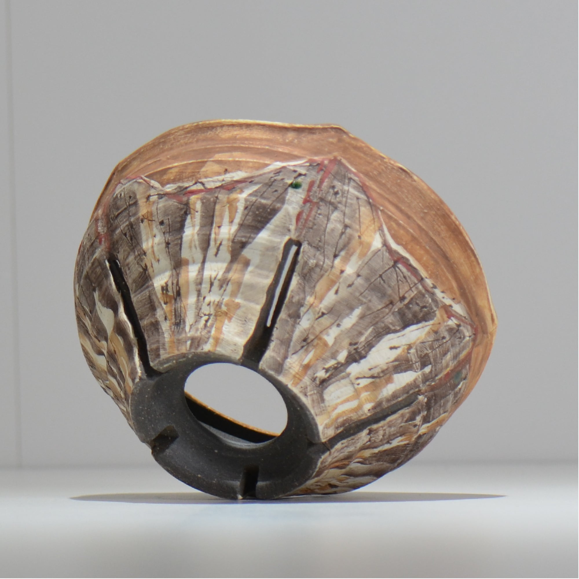 沼野 秀章 / 刻む音 /  nh3_so14_m/ 約φ15cm / 植木鉢