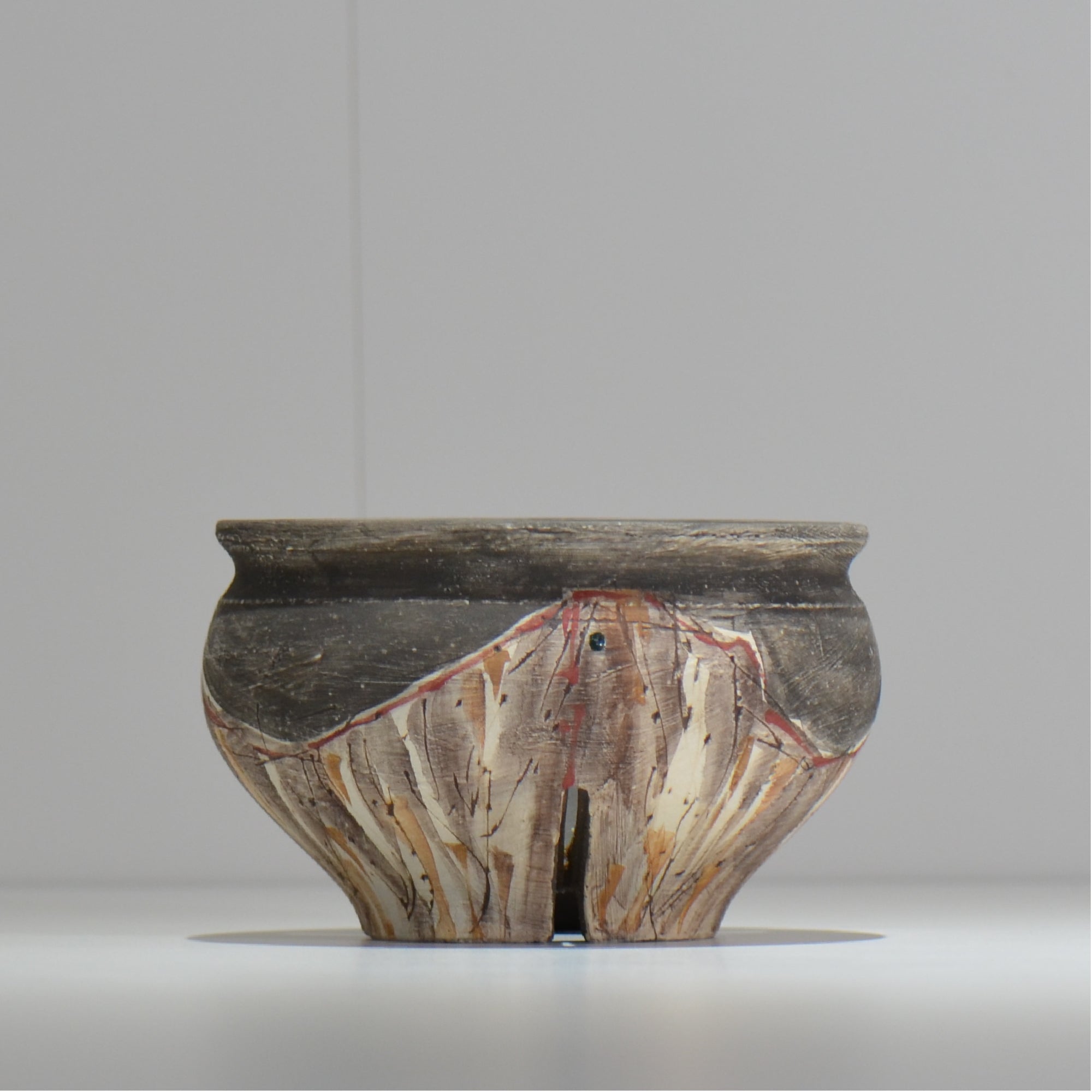 沼野 秀章 / 刻む音 /  nh3_so15_m/ 約φ13.8cm / 植木鉢
