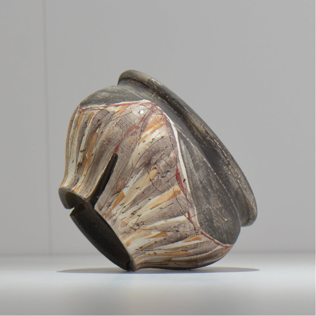 沼野 秀章 / 刻む音 /  nh3_so15_m/ 約φ13.8cm / 植木鉢