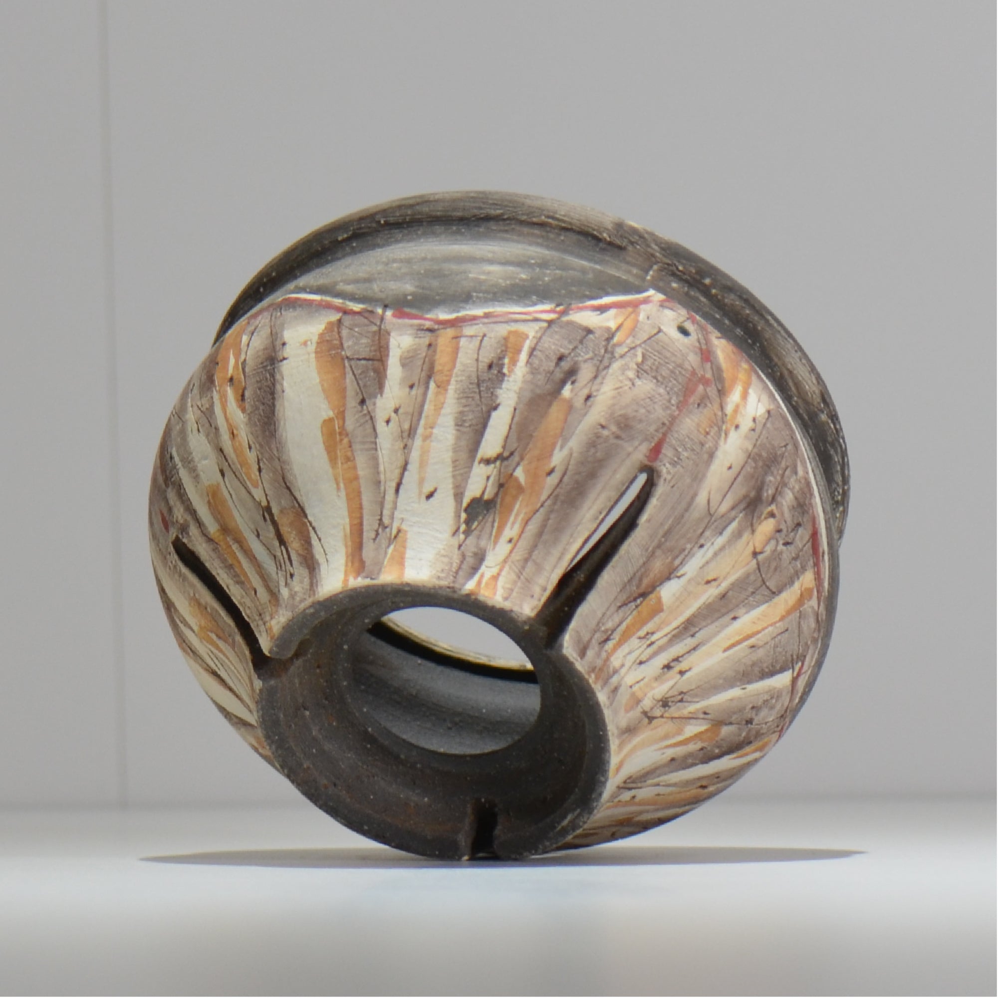 沼野 秀章 / 刻む音 /  nh3_so15_m/ 約φ13.8cm / 植木鉢