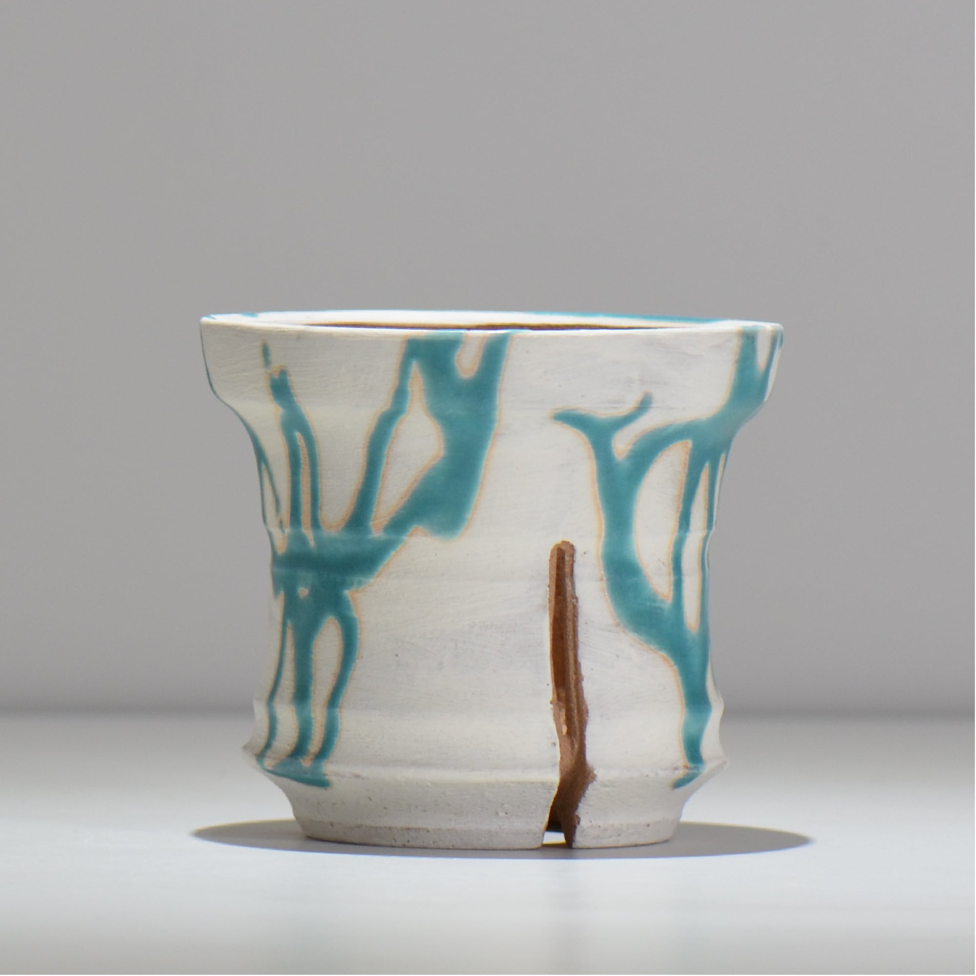 沼野 秀章 / 刻む音 カラーズ /  nh4_sco3_m / 約φ13.5cm / 植木鉢