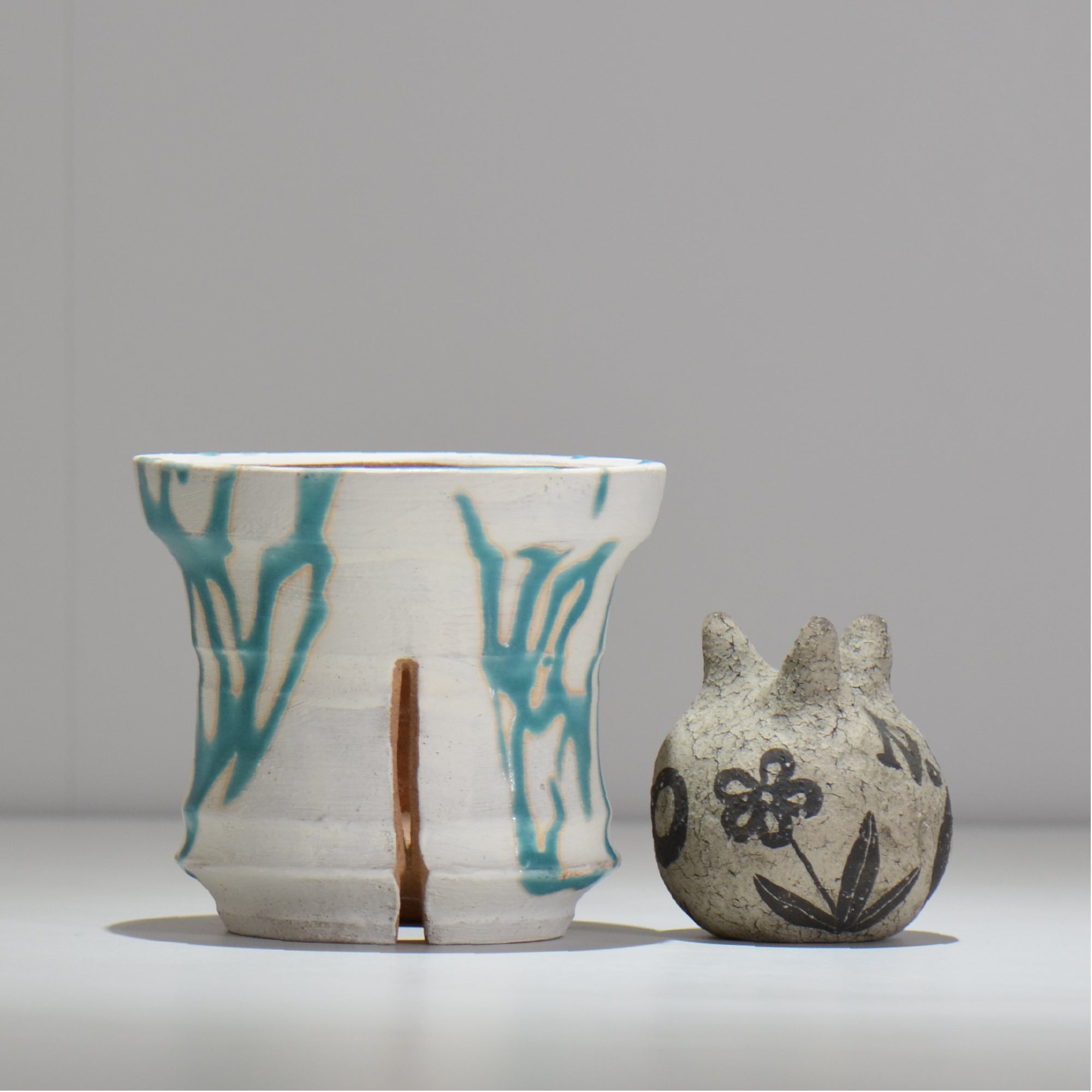 沼野 秀章 / 刻む音 カラーズ /  nh4_sco3_m / 約φ13.5cm / 植木鉢