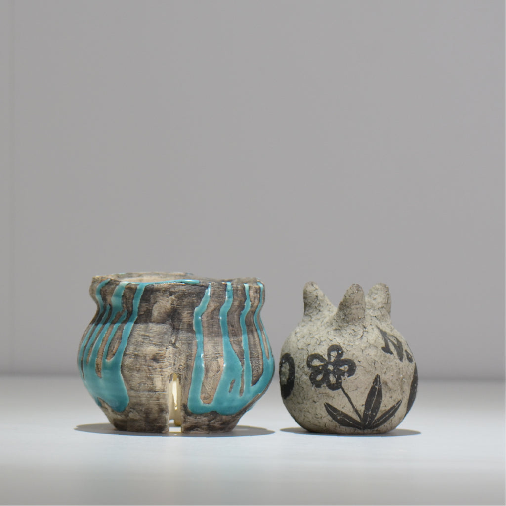 沼野 秀章 / 刻む音 カラーズ /  nh4_sco6_s / 約φ9.5cm / 植木鉢