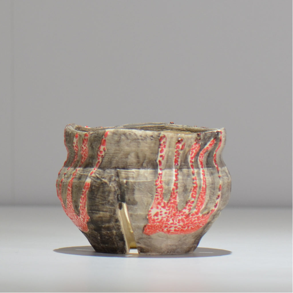 沼野 秀章 / 刻む音 カラーズ /  nh4_sco9_ / 約φ10.5cm / 植木鉢