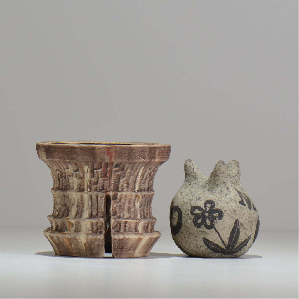 沼野 秀章 / 刻む音 /  nh4_so01_s / 約φ11.3cm / 植木鉢