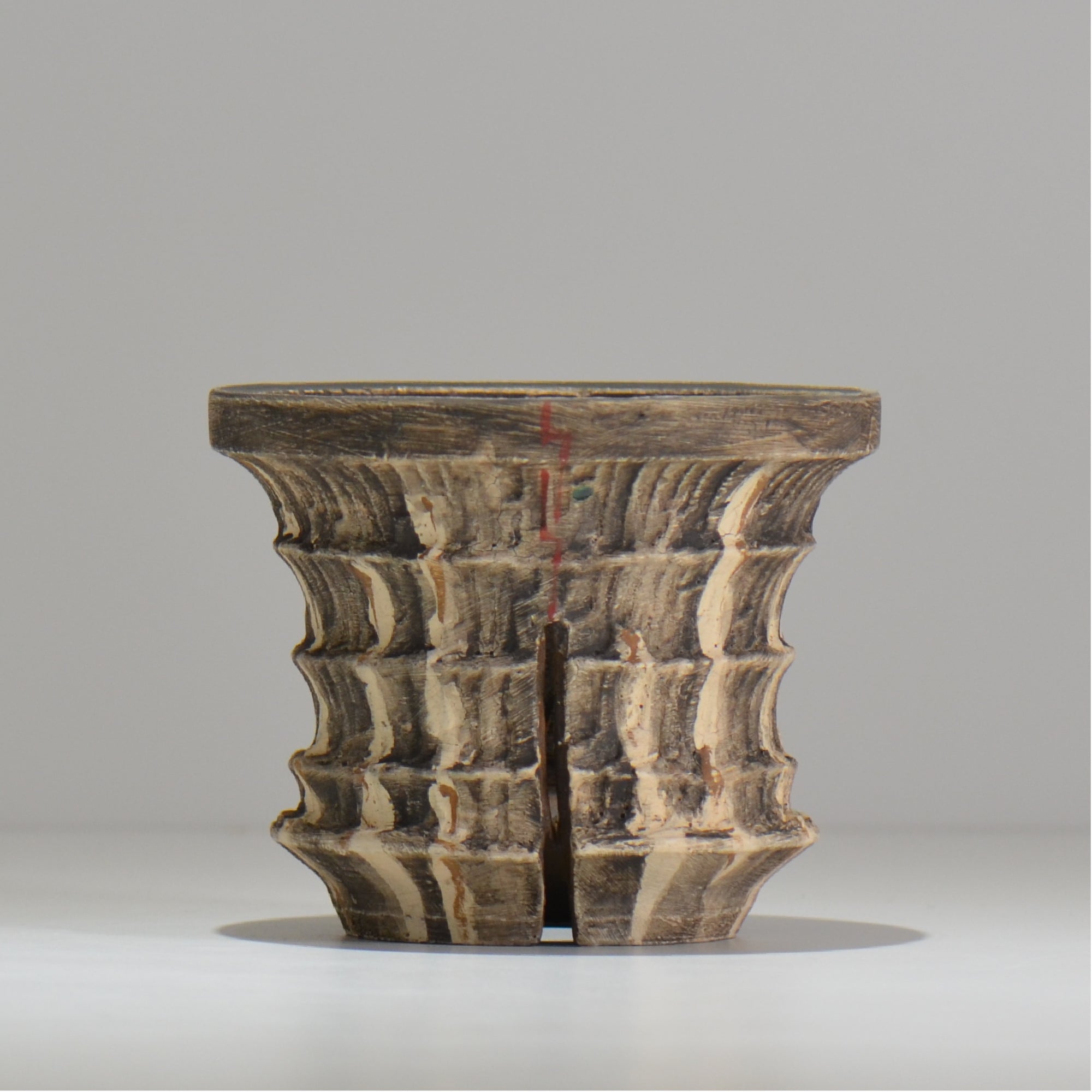 沼野 秀章 / 刻む音 /  nh4_so04_m / 約φ13.5cm / 植木鉢