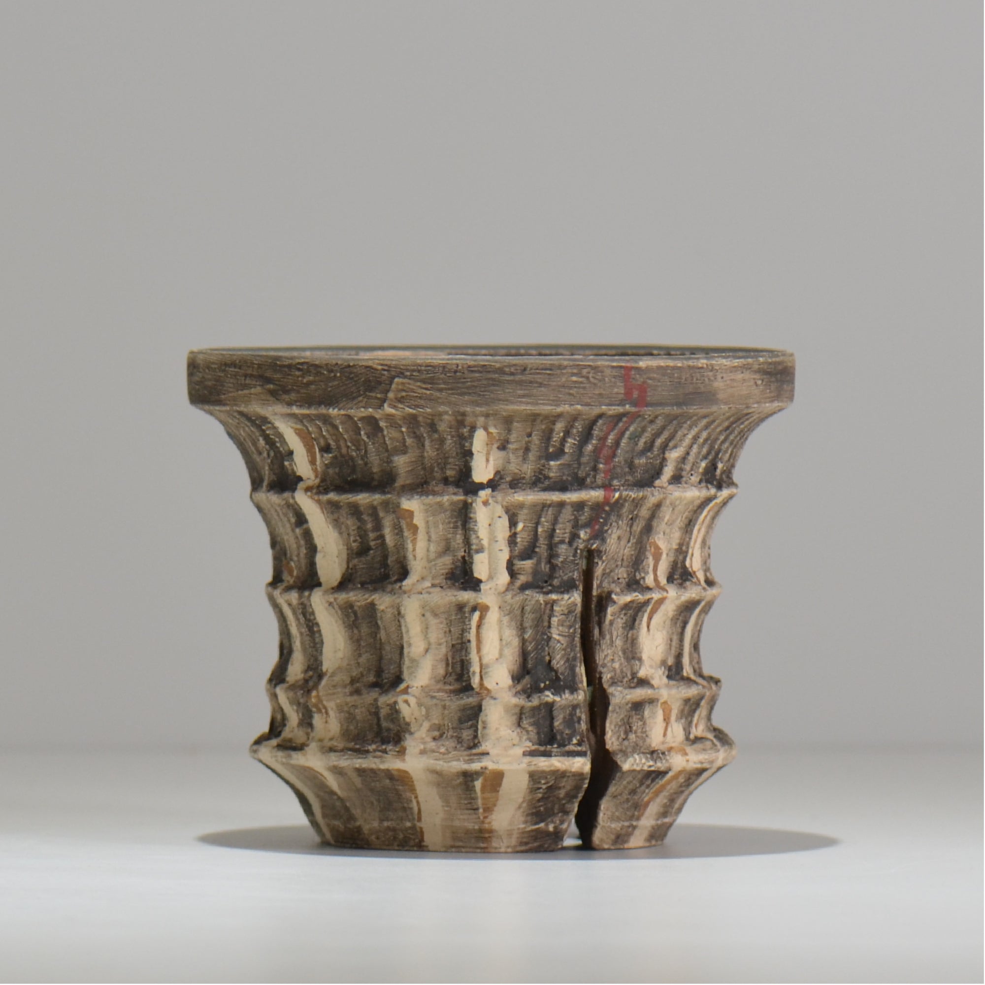 沼野 秀章 / 刻む音 /  nh4_so04_m / 約φ13.5cm / 植木鉢