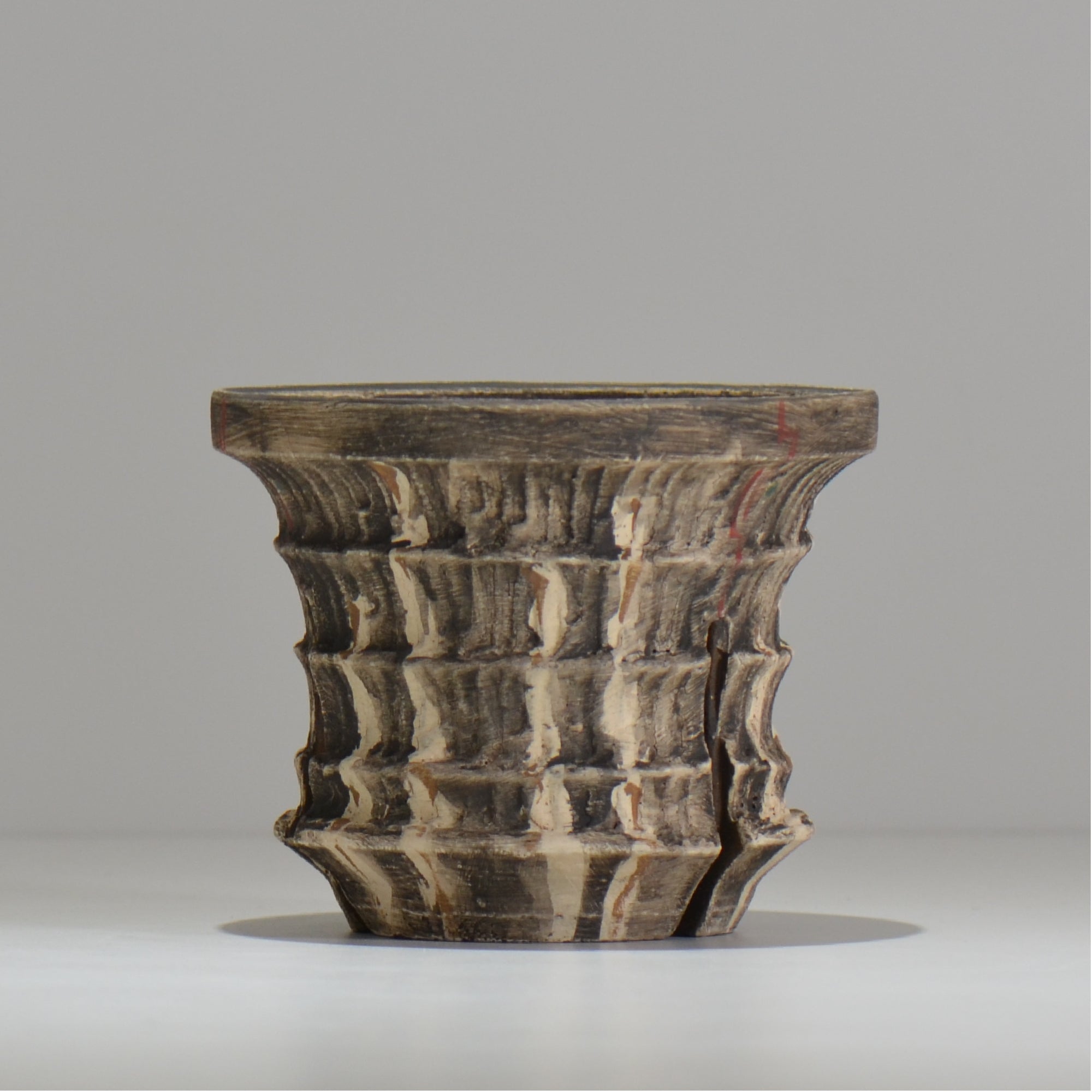 沼野 秀章 / 刻む音 /  nh4_so04_m / 約φ13.5cm / 植木鉢