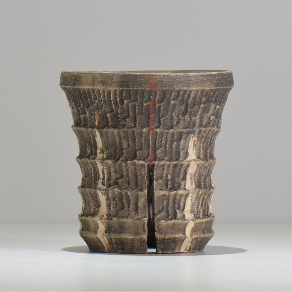 沼野 秀章 / 刻む音 /  nh4_so07_m / 約φ12.8cm / 植木鉢