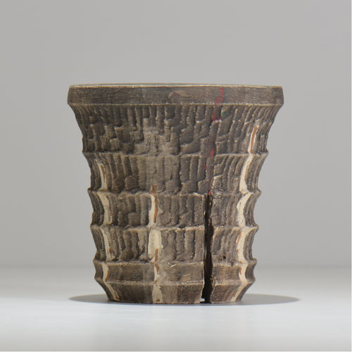 沼野 秀章 / 刻む音 /  nh4_so07_m / 約φ12.8cm / 植木鉢