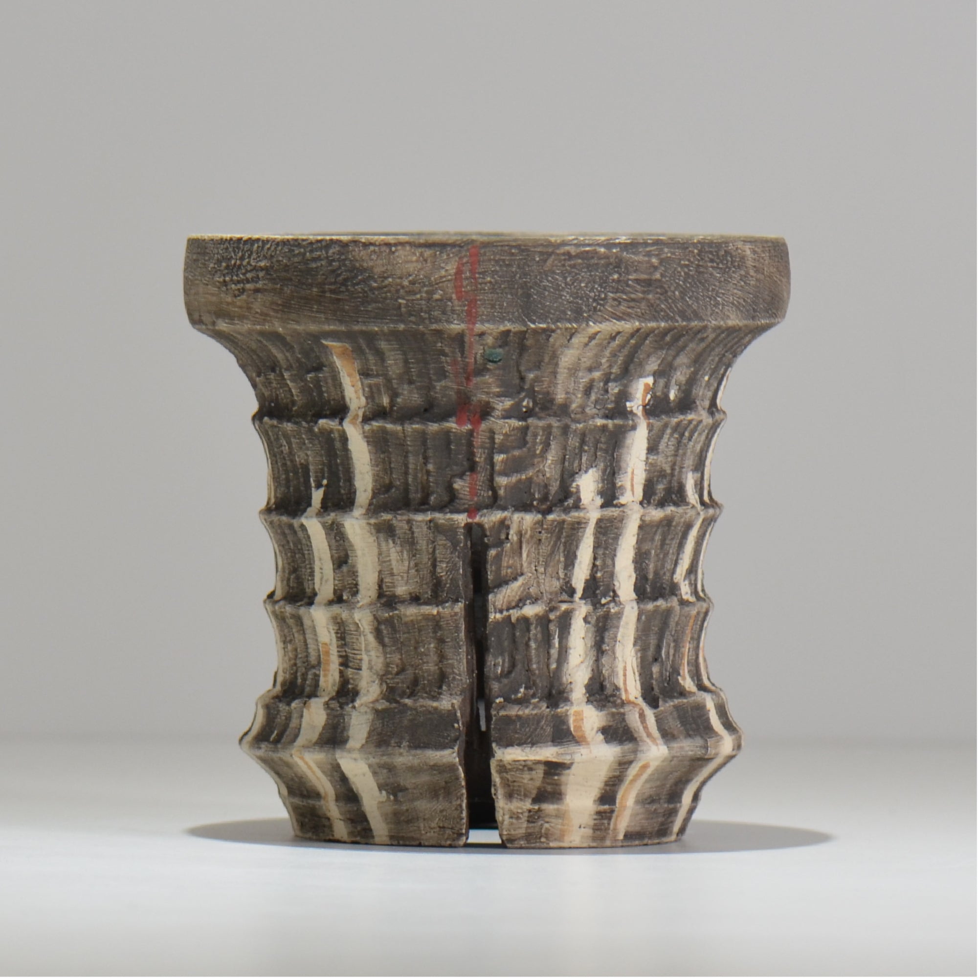 沼野 秀章 / 刻む音 /  nh4_so08_m / 約φ13.3cm / 植木鉢