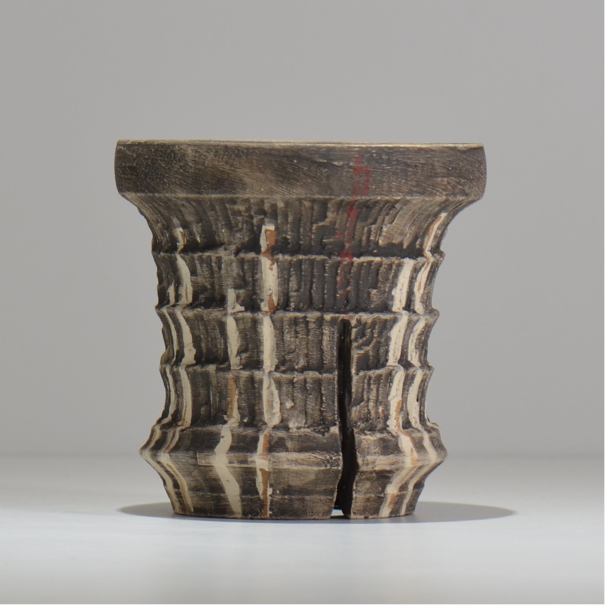 沼野 秀章 / 刻む音 /  nh4_so08_m / 約φ13.3cm / 植木鉢