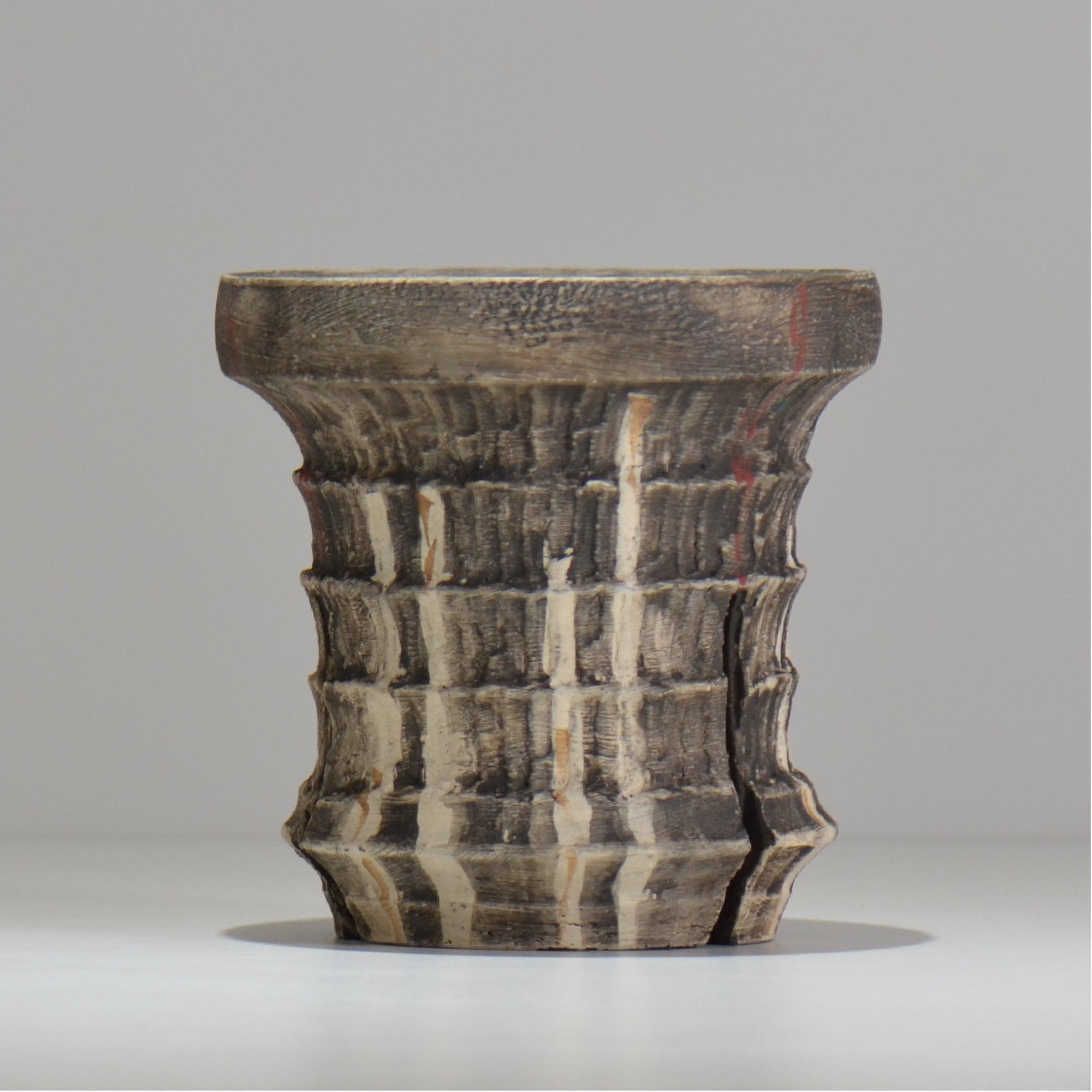 沼野 秀章 / 刻む音 /  nh4_so08_m / 約φ13.3cm / 植木鉢