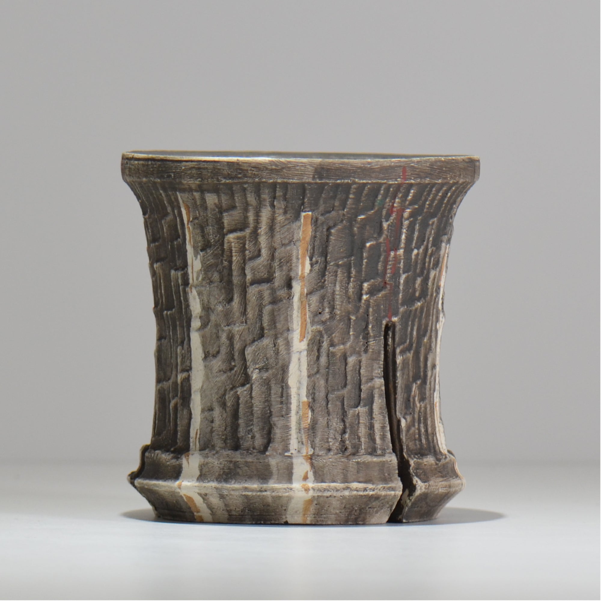 沼野 秀章 / 刻む音 /  nh4_so09_m / 約φ13.2cm / 植木鉢