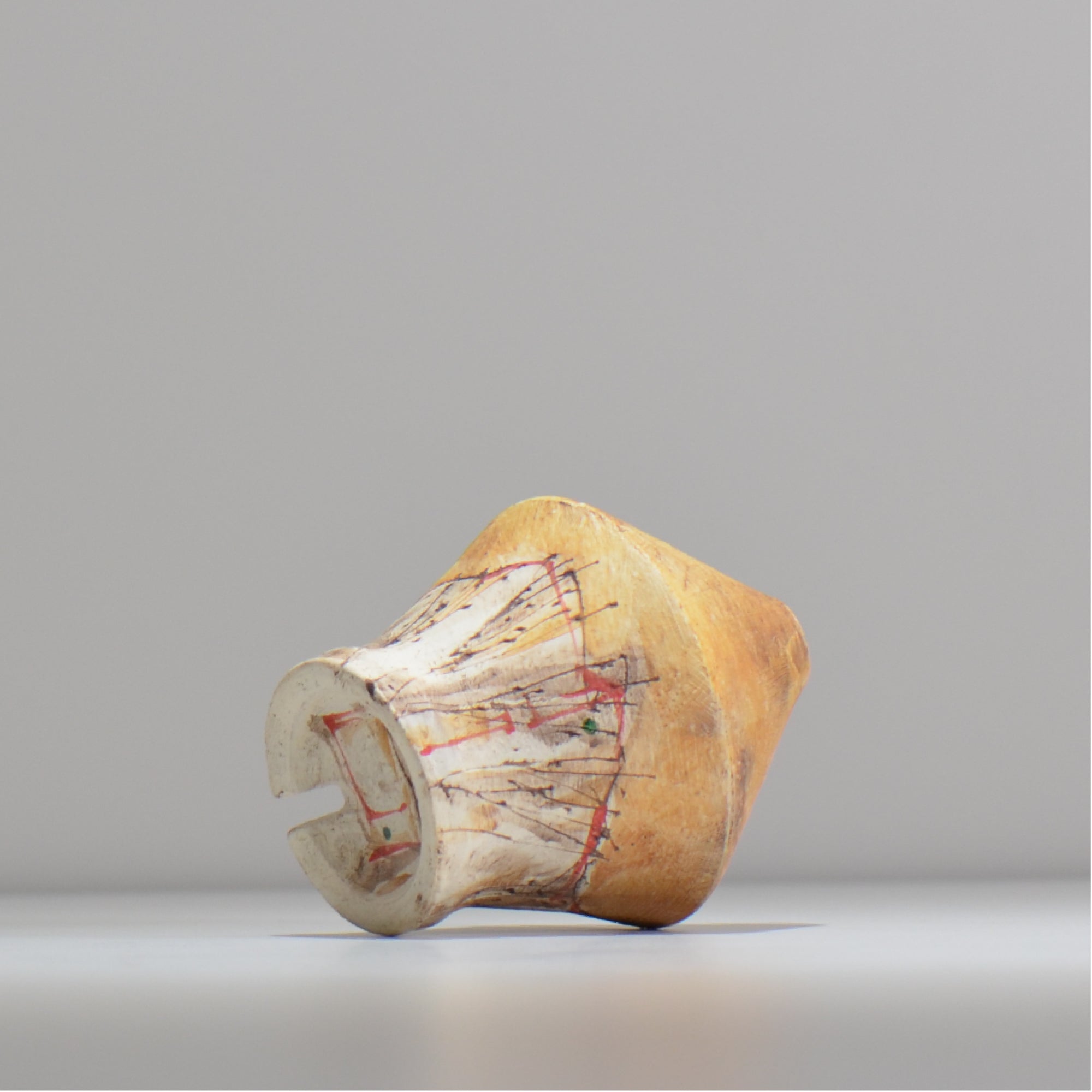 沼野 秀章 / 刻ム音 /  nh5_ichi002_xs
/ 底面 直径約6.2φcm / 一輪挿し 花瓶