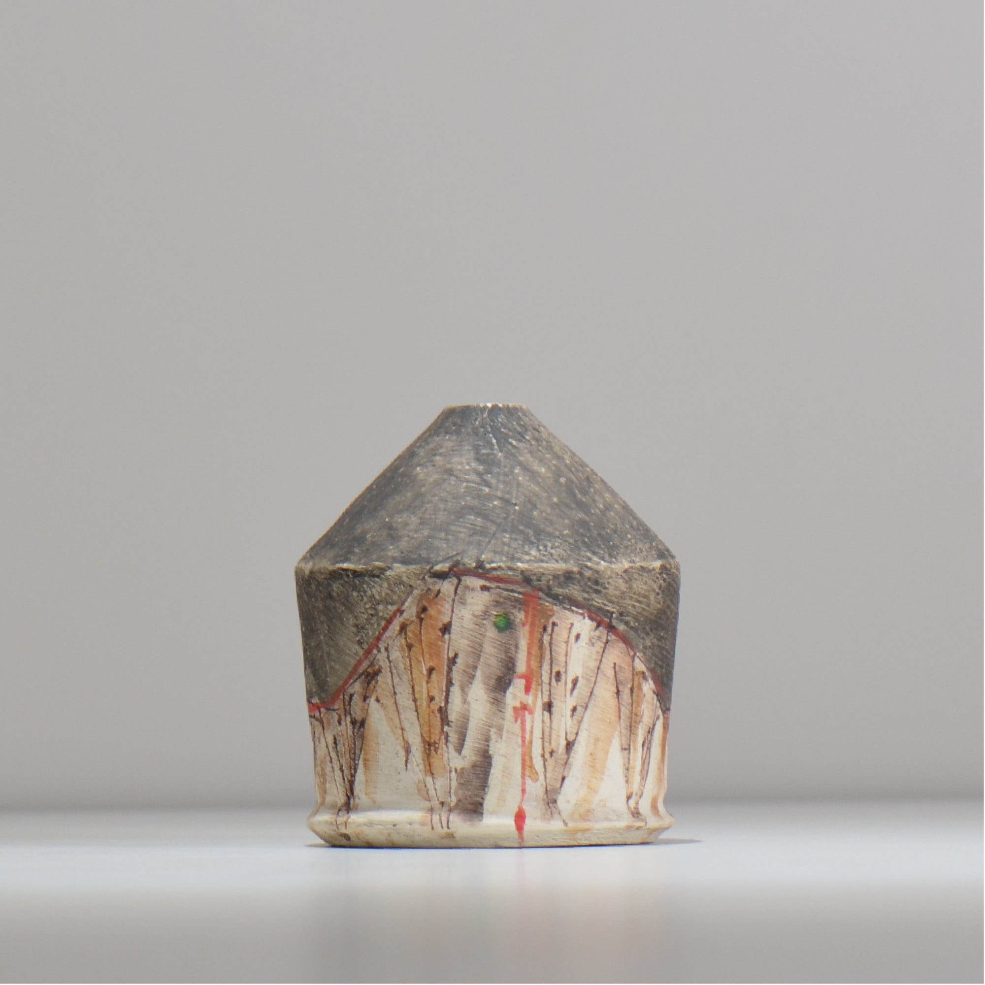 沼野 秀章 / 刻ム音 /  nh5_ichi003_s
/ 底面 直径約9φcm / 一輪挿し 花瓶