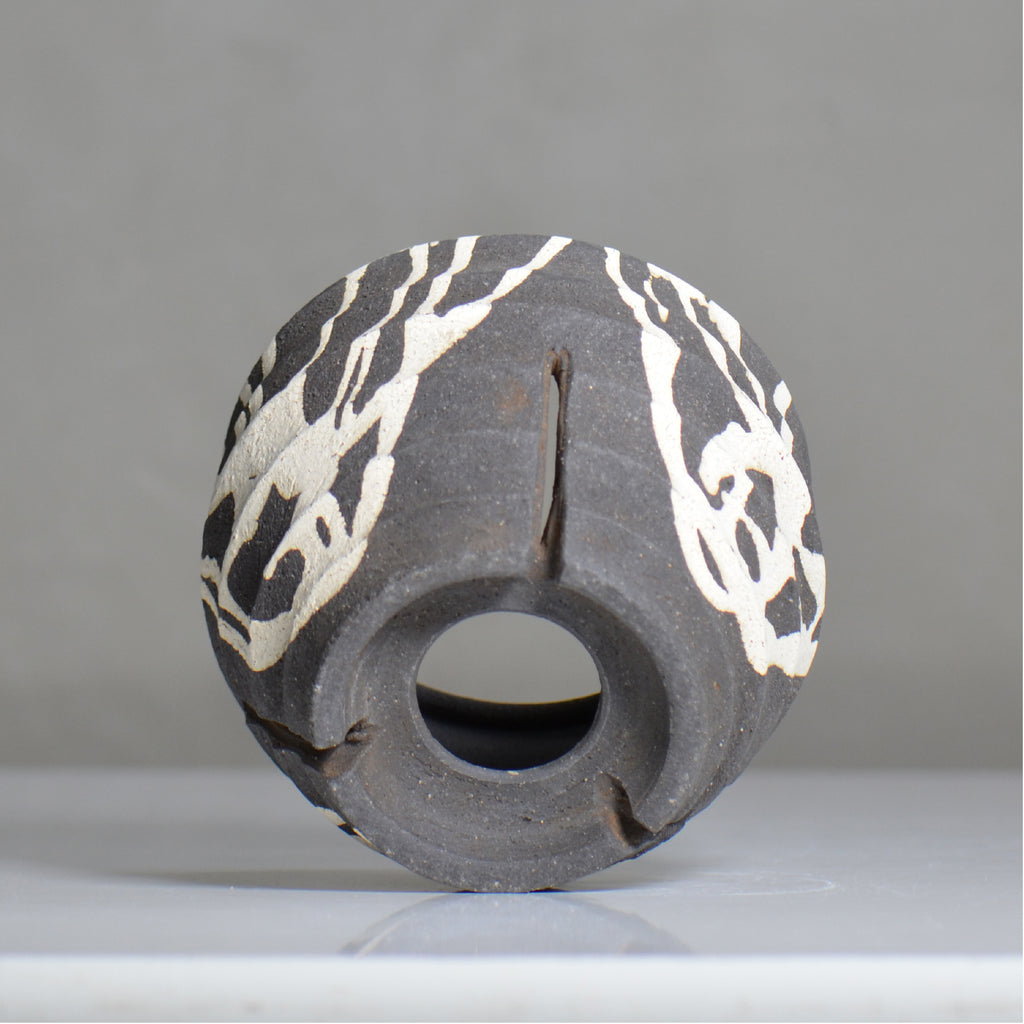 沼野 秀章 / 黒二白 / nh6_bw20_ / 約φ15cm / 植木鉢