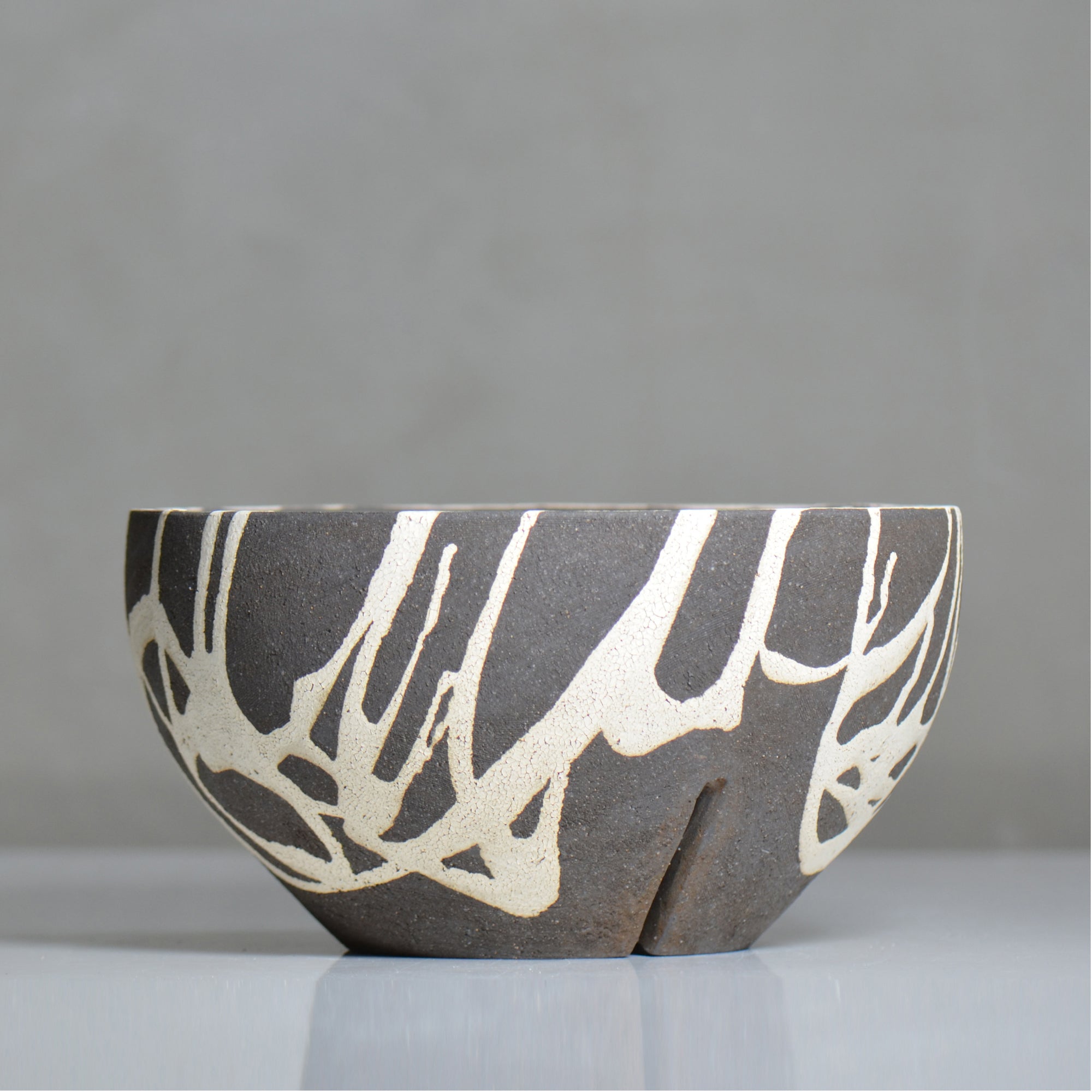 沼野 秀章 / 黒二白 / nh6_bw24_xl / 約φ24cm / 植木鉢