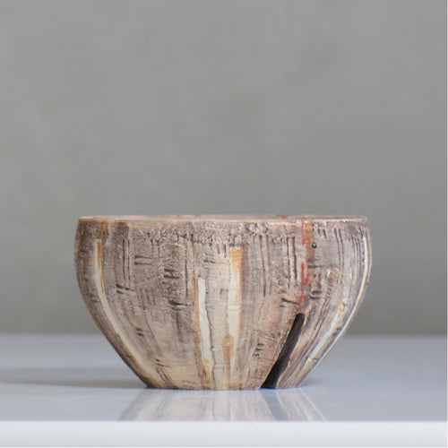 沼野秀章 / 刻ム音 / nh6_so02_ / 約 φ15cm  /  植木鉢