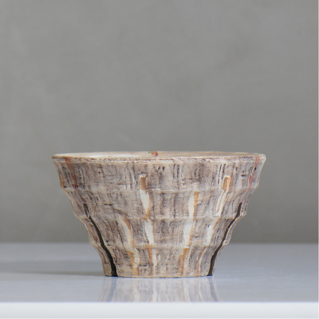 沼野秀章 / 刻ム音 / nh6_so07_l / 約 φ16.3cm  /  植木鉢