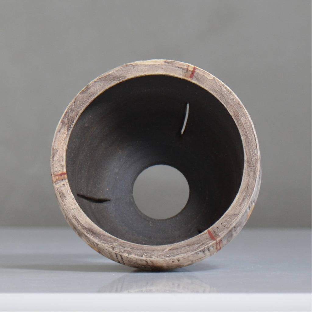 沼野秀章 / 刻ム音 / nh6_so08_ / 約 φ14cm  /  植木鉢