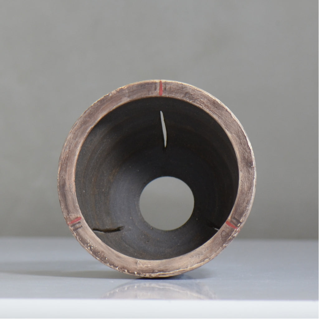 沼野秀章 / 刻ム音 / nh6_so09_m / 約 φ14.5cm  /  植木鉢