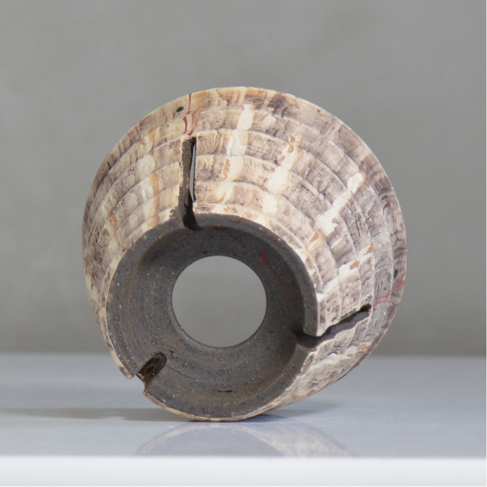 沼野秀章 / 刻ム音 / nh6_so09_m / 約 φ14.5cm  /  植木鉢