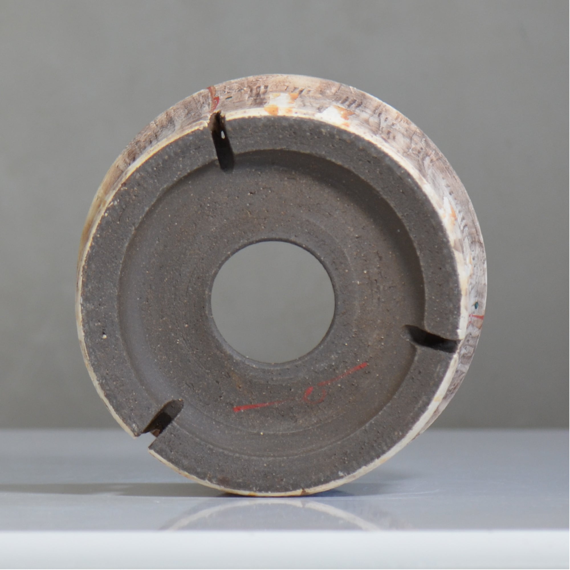沼野秀章 / 刻ム音 / nh6_so16_ / 約 φ18.2cm  /  植木鉢