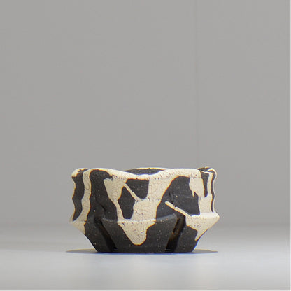 沼野 秀章 / 黒二白 / S  / nh_bw01_xs/ 約φ8cm / 植木鉢