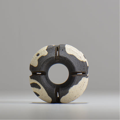 沼野 秀章 / 黒二白 / S  / nh_bw02_xs/ 約φ8.5cm / 植木鉢