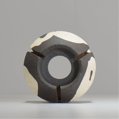 沼野 秀章 / 黒二白 / S  / nh_bw15_m / 約φ14.5cm / 植木鉢