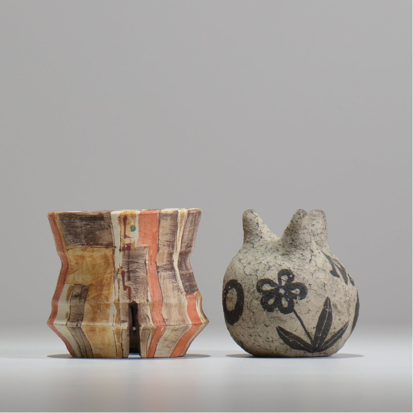 沼野秀章 / 刻ム音 / nh_so03_xs / 約 φ8.5cm  /  植木鉢