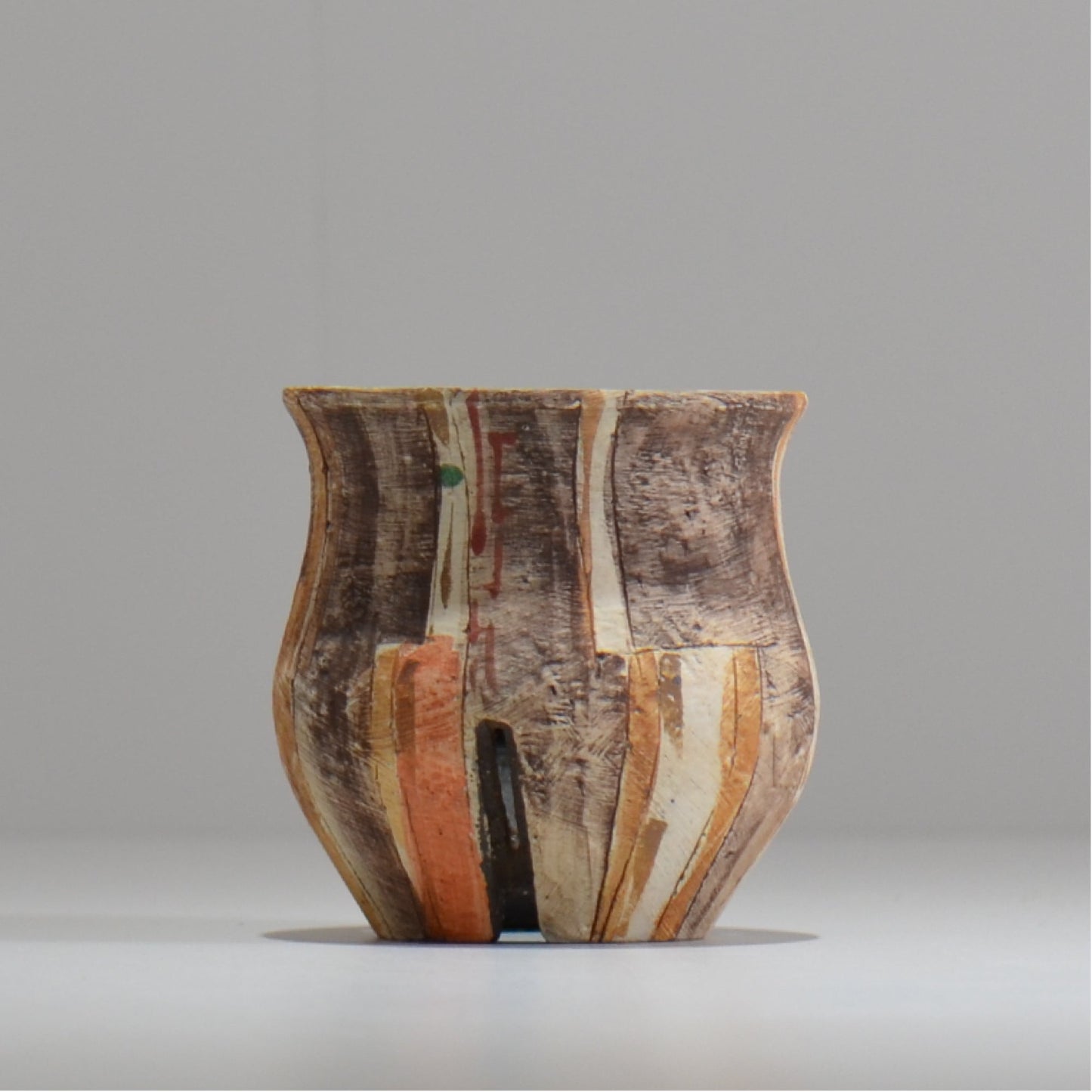 沼野秀章 / 刻ム音 / nh_so04_xs / 約 φ7.5cm  /  植木鉢