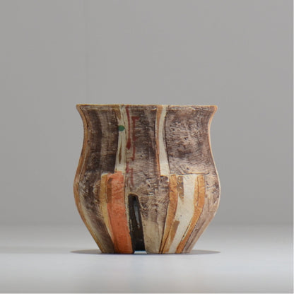 沼野秀章 / 刻ム音 / nh_so04_xs / 約 φ7.5cm  /  植木鉢
