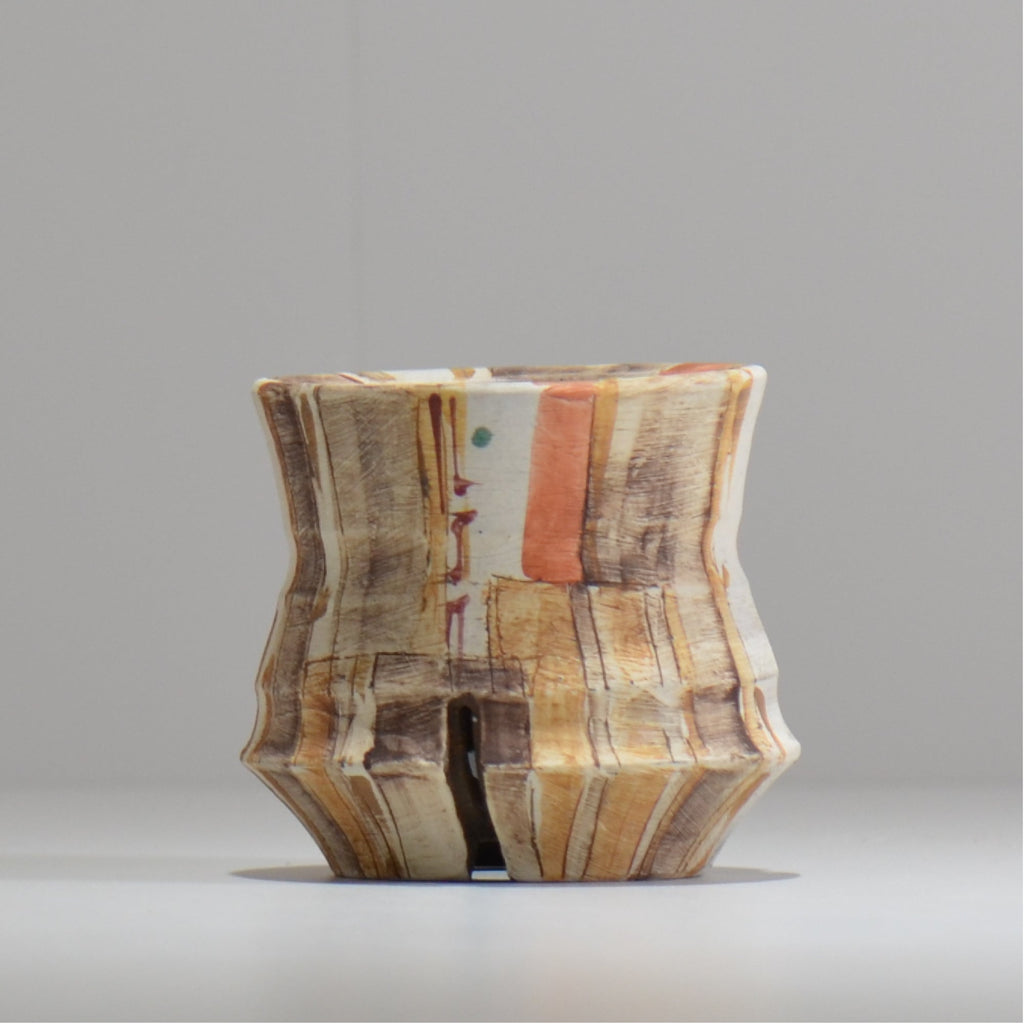 沼野秀章 / 刻ム音 / nh_so05_xs / 約 φ8.5cm  /  植木鉢