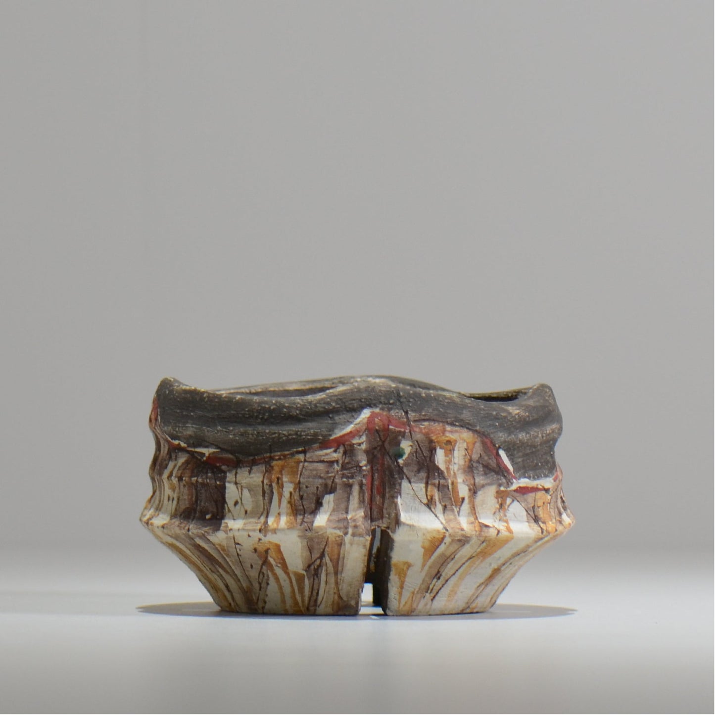 沼野秀章 / 刻ム音 / nh_so13_s / 約 φ11.5cm  /  植木鉢