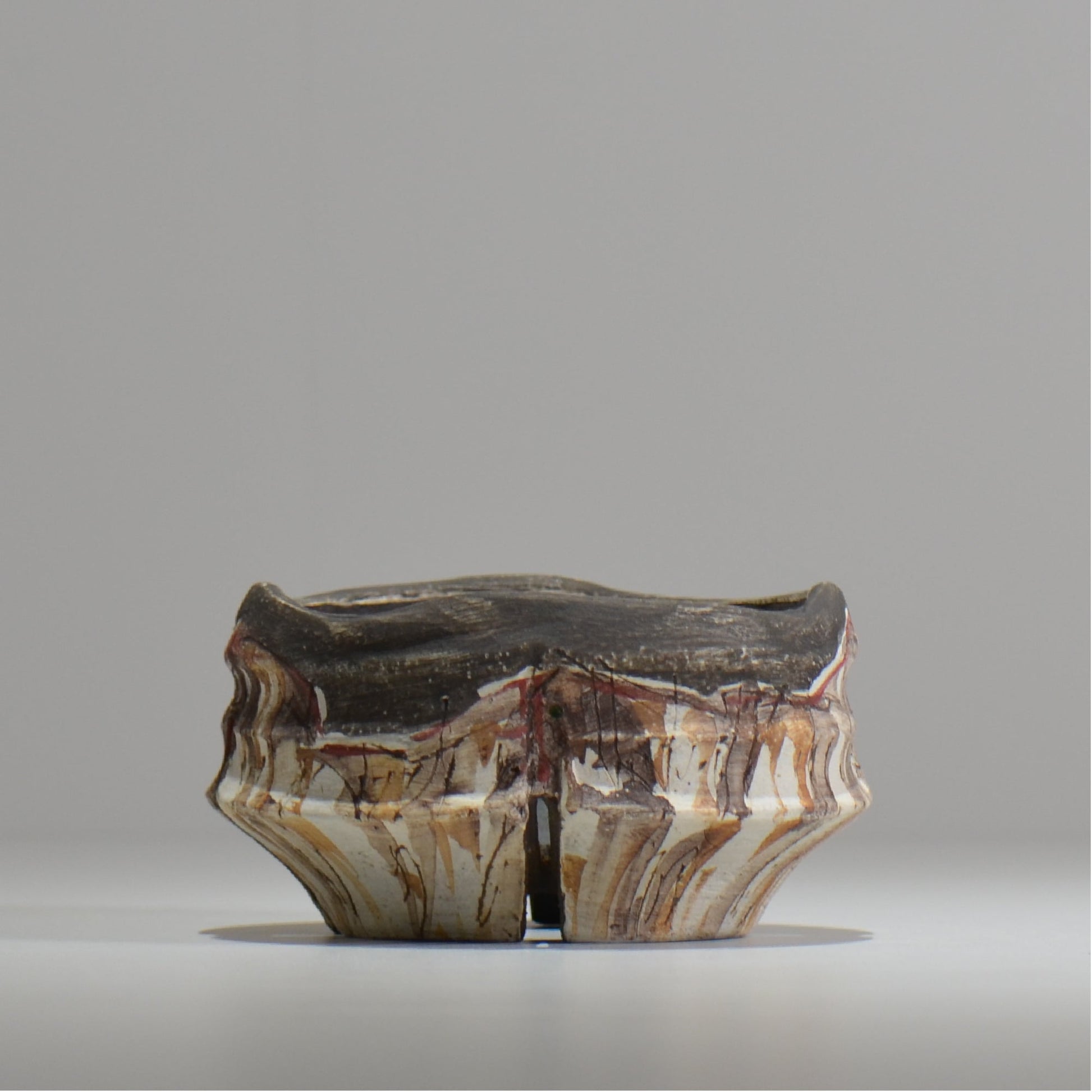 沼野秀章 / 刻ム音 / nh_so13_s / 約 φ11.5cm  /  植木鉢