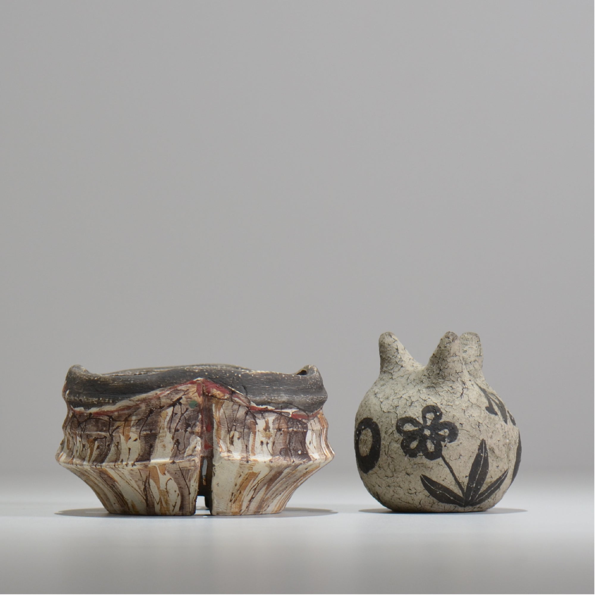 沼野秀章 / 刻ム音 / nh_so13_s / 約 φ11.5cm  /  植木鉢
