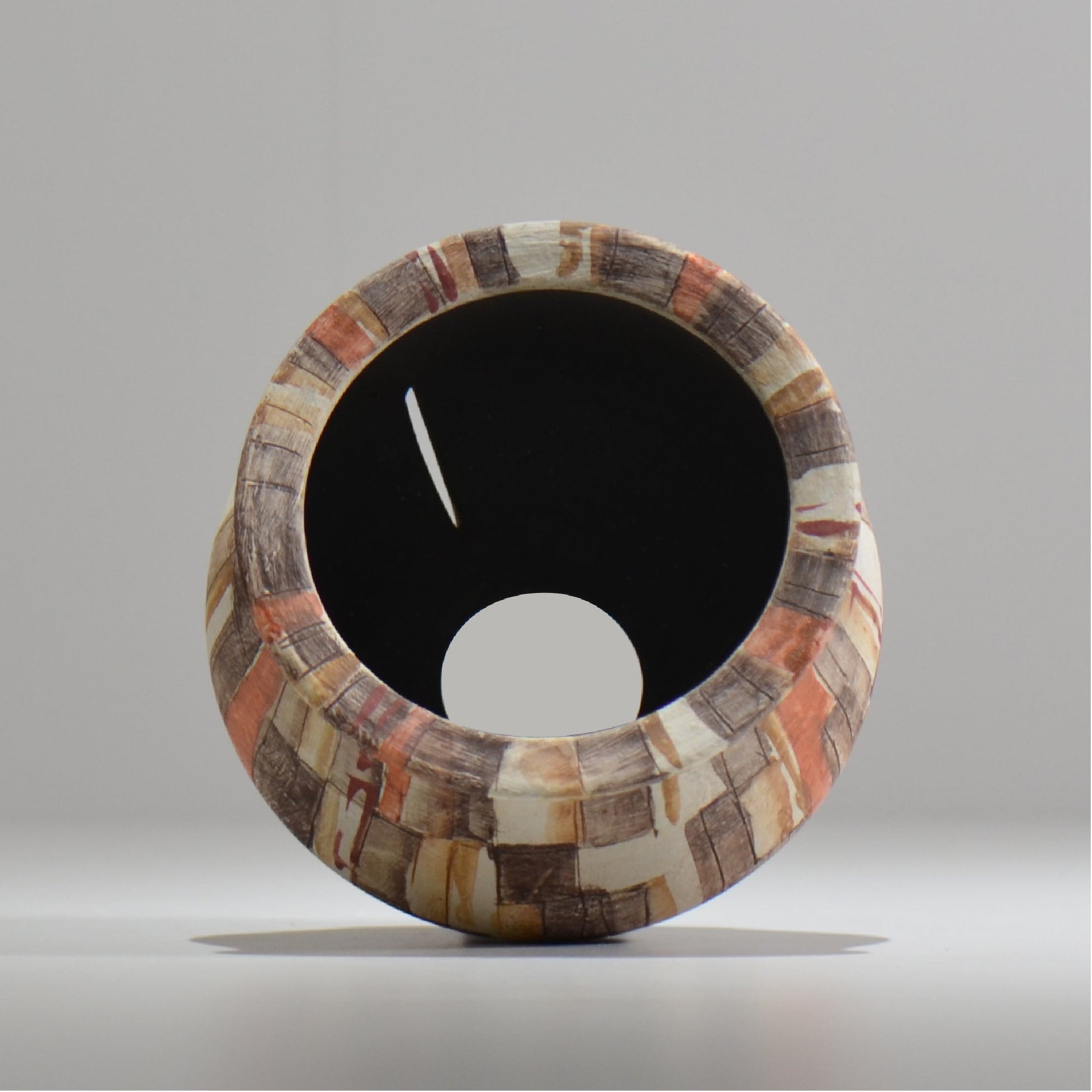 沼野秀章 / 刻ム音 / nh_so15_s / 約 φ11.4cm  /  植木鉢