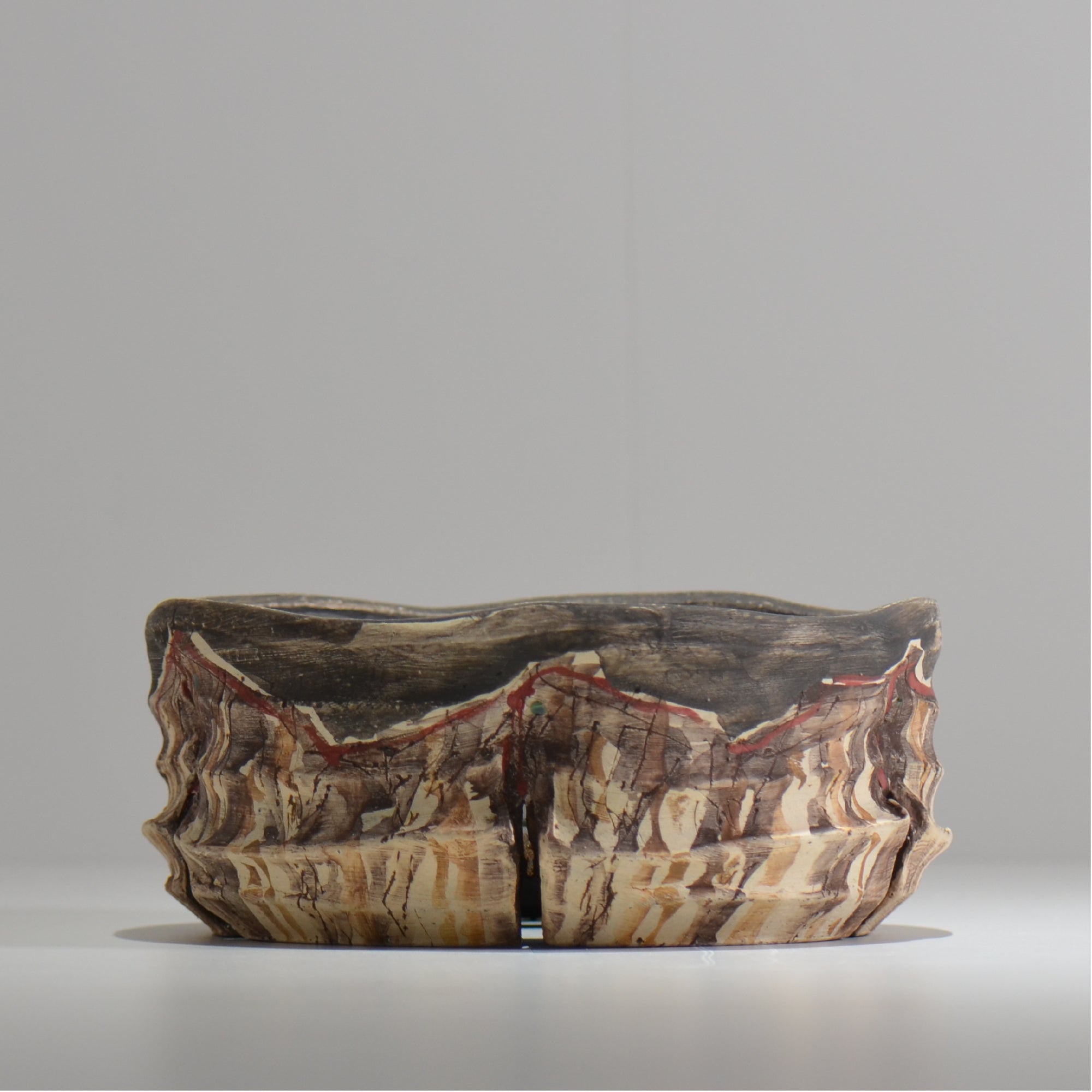 沼野秀章 / 刻ム音 / nh_so23_xl / 約 φ19.5cm  /  植木鉢