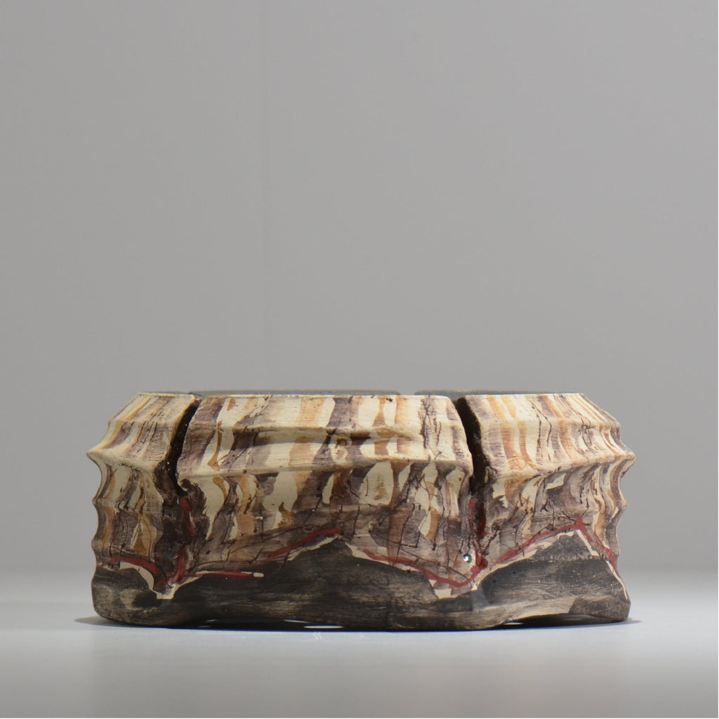 沼野秀章 / 刻ム音 / nh_so23_xl / 約 φ19.5cm  /  植木鉢