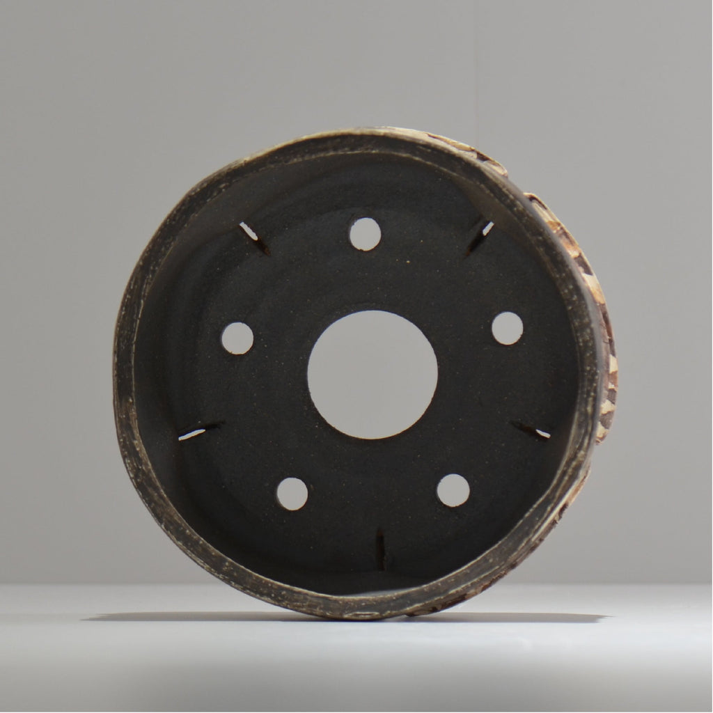 沼野秀章 / 刻ム音 / nh_so23_xl / 約 φ19.5cm  /  植木鉢