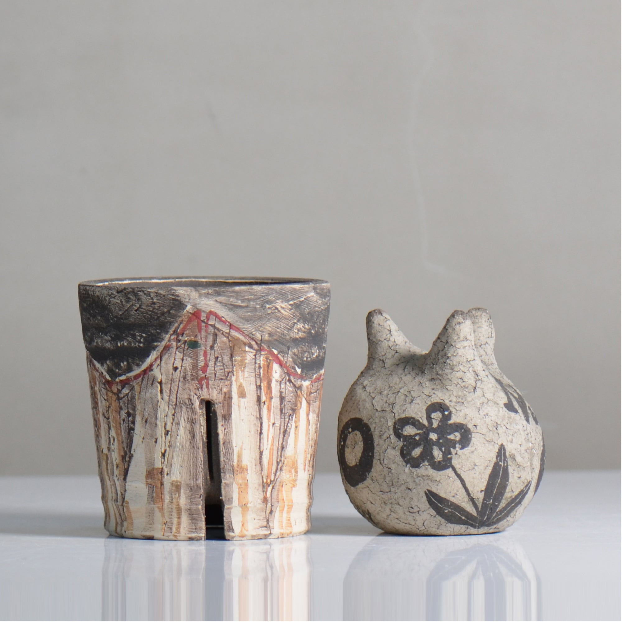 沼野 秀章 / 刻む音 / nh5_so05_s / 約φ9cm / 植木鉢 – ハチラボ