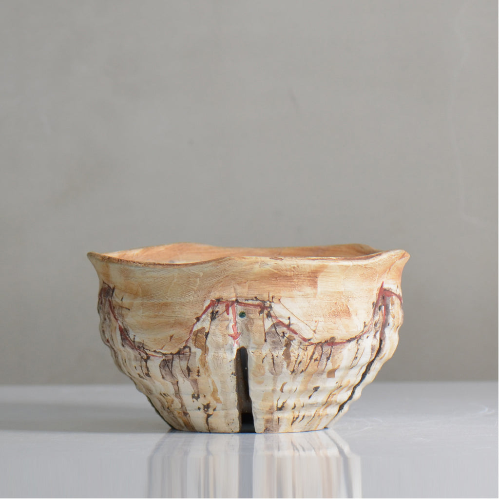 沼野 秀章 / 刻む音 /  nh5_so07_m / 約φ15cm / 植木鉢