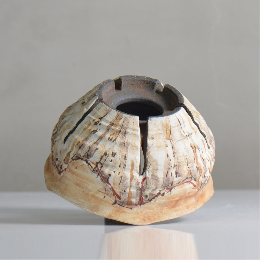 沼野 秀章 / 刻む音 /  nh5_so07_m / 約φ15cm / 植木鉢