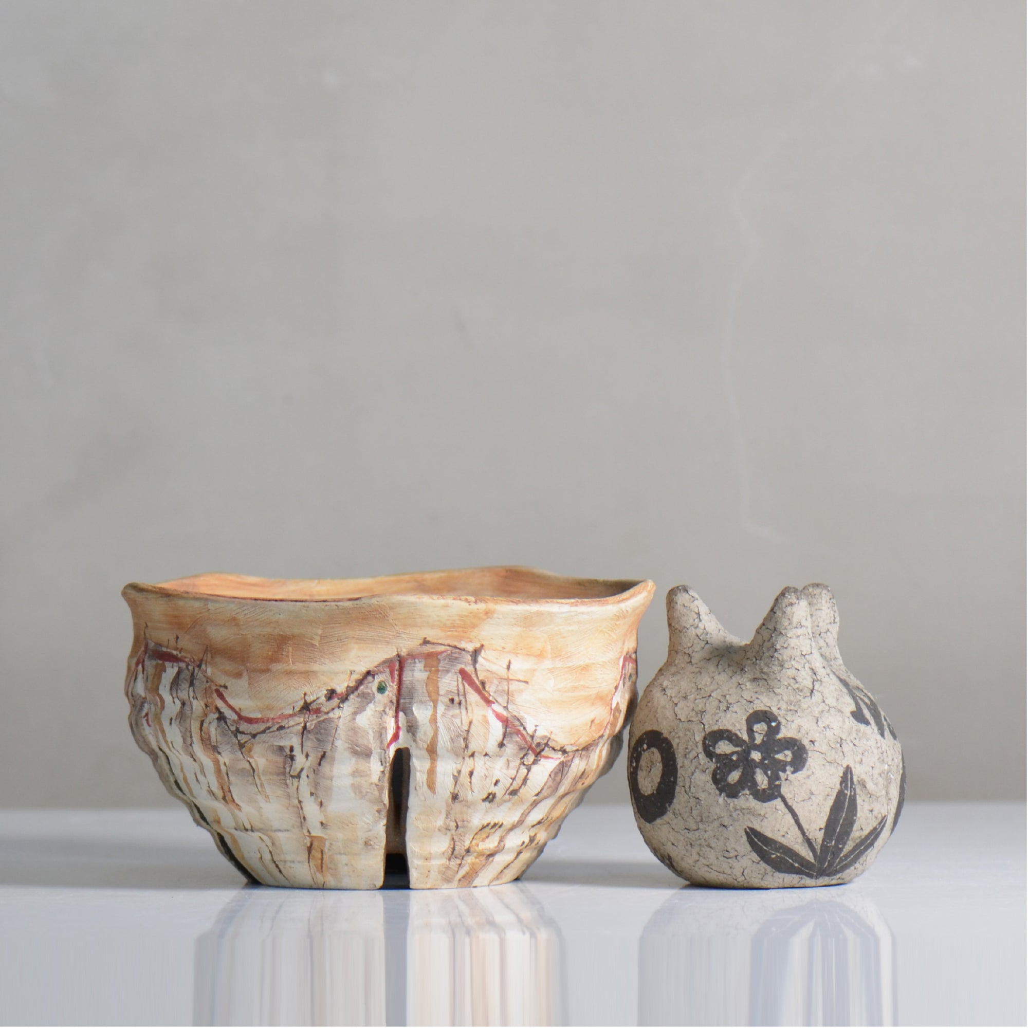 沼野 秀章 / 刻む音 /  nh5_so07_m / 約φ15cm / 植木鉢
