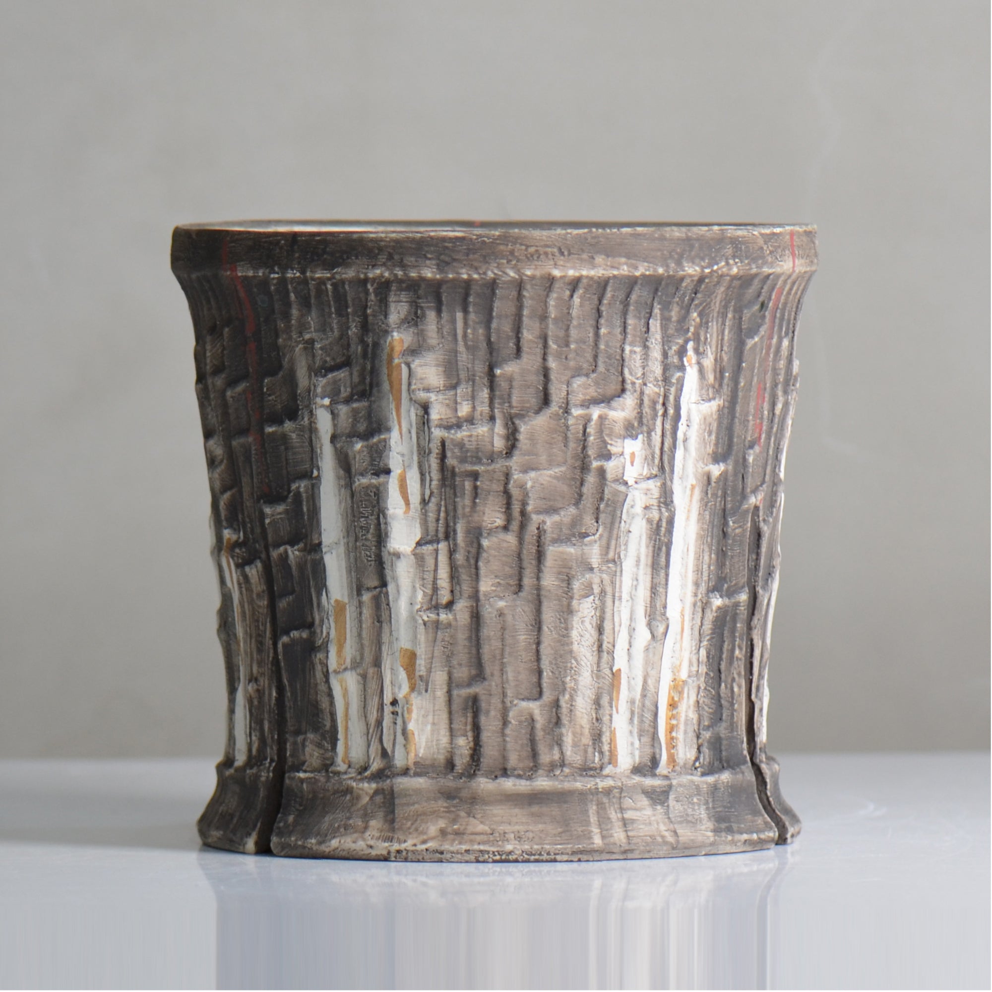 沼野 秀章 / 刻む音 / nh5_so10_l / 約φ15.7cm / 植木鉢 – ハチラボ
